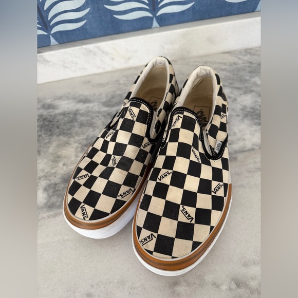 Vans Stacked Checkerboard Slip ons RARE! - Picture 2 of 5